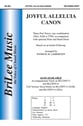 Joyful Alleluia Canon Three-Part Treble choral sheet music cover